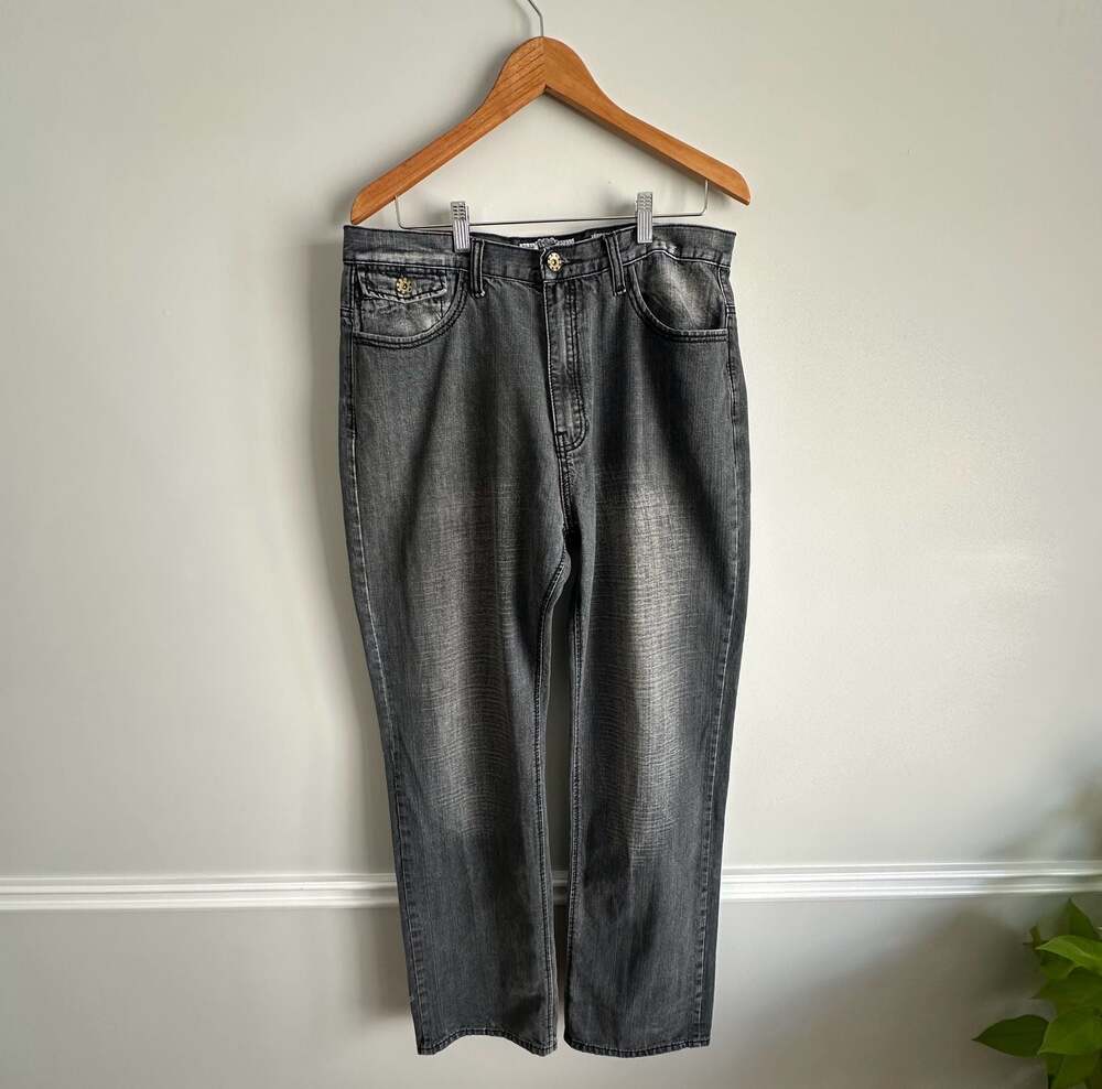 Akademiks Lot 009 Y2K Relaxed Fit Jeans Size 36